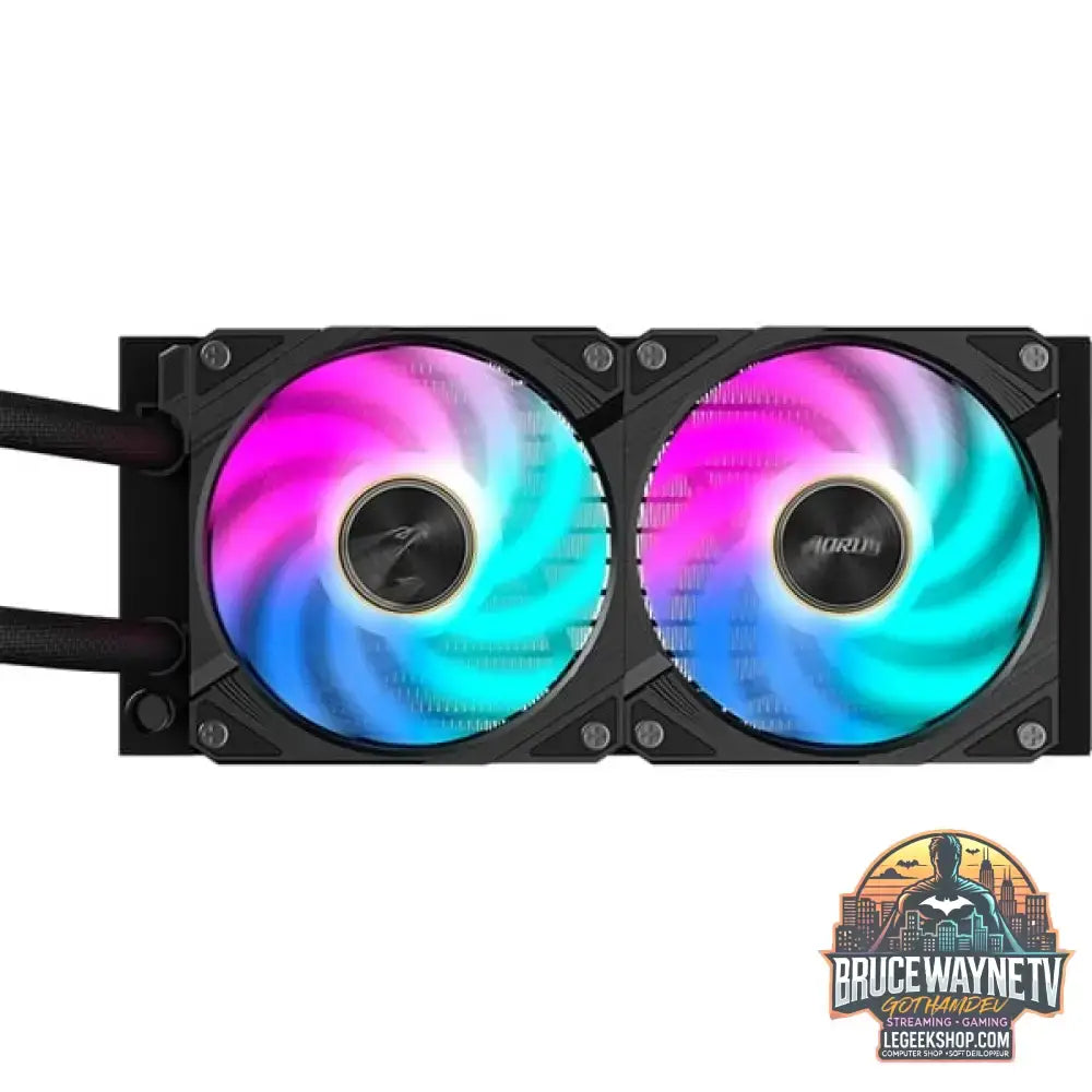GIGABYTE AORUS WATERFORCE X II 240mm, Wasserkühlung schwarz - GIGABYTE - vue 2