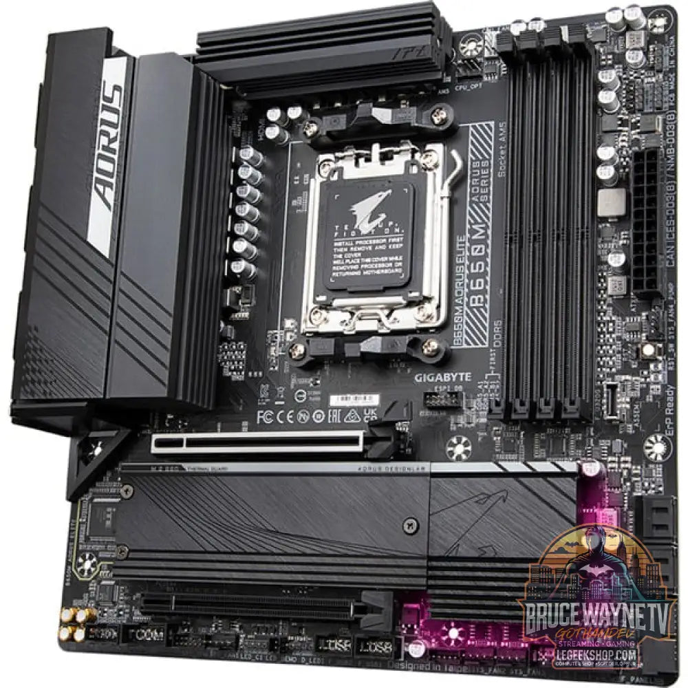 GIGABYTE B650M AORUS ELITE, carte mère - GIGABYTE - vue 5