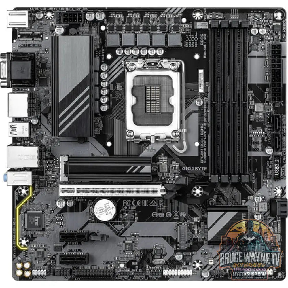 GIGABYTE B760M DS3H GEN5, carte mère - GIGABYTE - vue 2