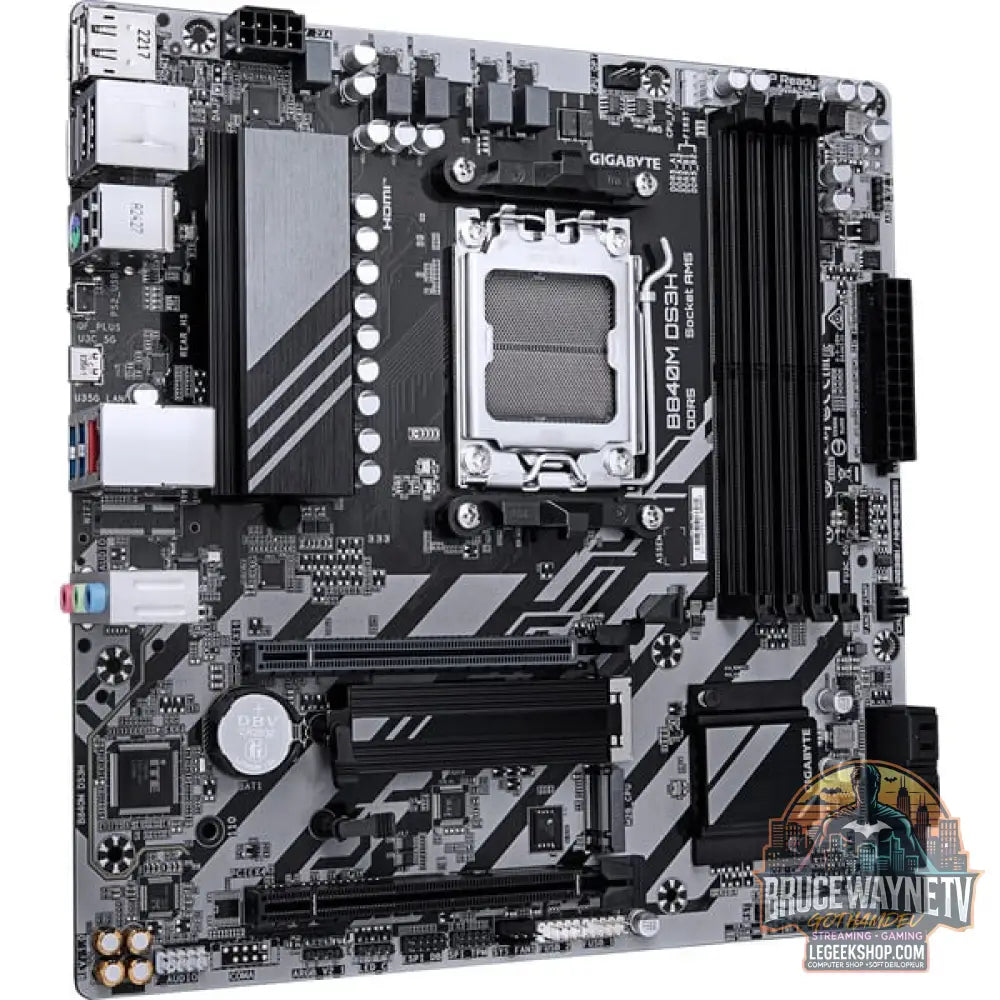 GIGABYTE B840M DS3H, carte mère - GIGABYTE - vue 3