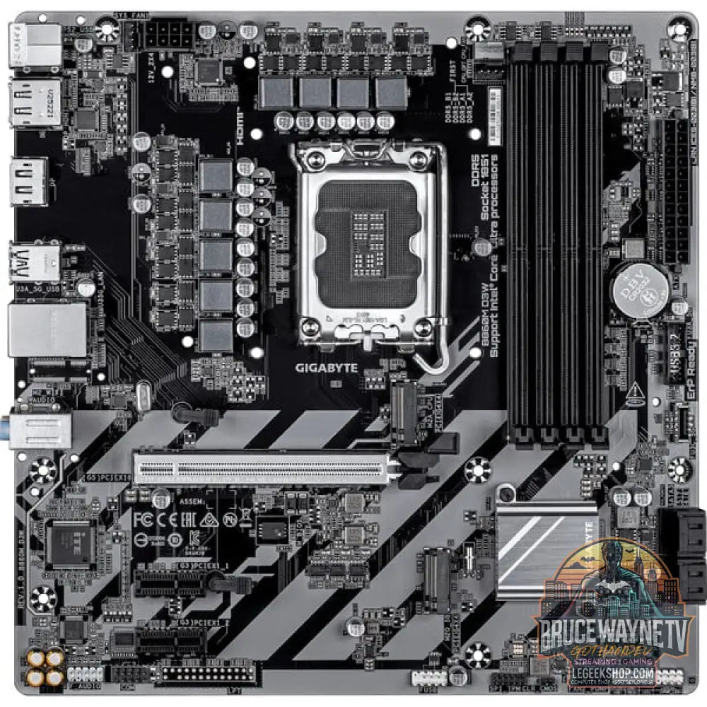 GIGABYTE B860M D3W, carte mère - GIGABYTE - vue 3