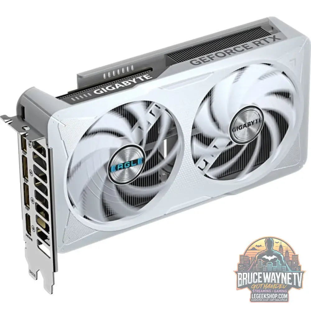 GIGABYTE GeForce RTX 5060 EAGLE OC ICE 8G, carte graphique DLSS 4, 3x DisplayPort, 1x HDMI 2.1 - GIGABYTE - vue 4