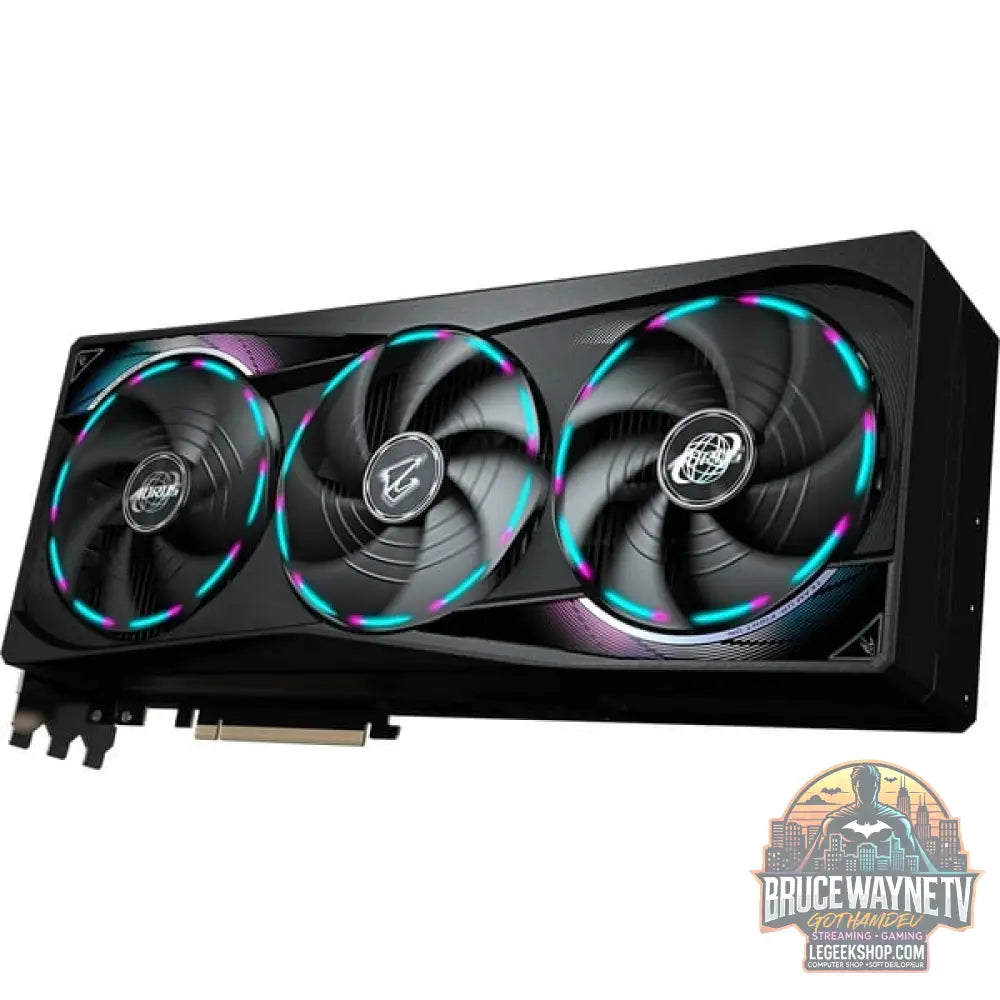 GIGABYTE GeForce RTX 5090 AORUS MASTER 32G, carte graphique DLSS 4, 3x DisplayPort, 1x HDMI 2.1 - GIGABYTE - vue 3