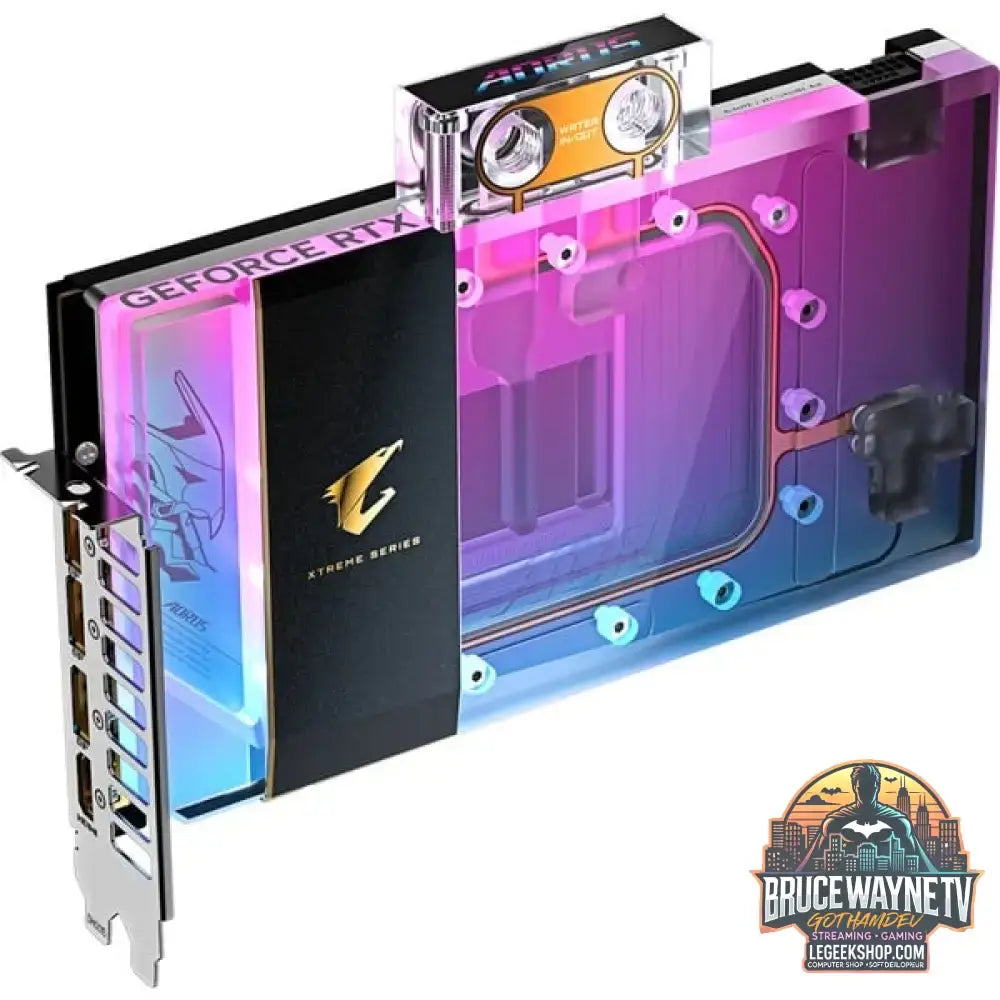 GIGABYTE GeForce RTX 5090 AORUS XTREME WATERFORCE WB 32G, carte graphique DLSS 4, 3x DisplayPort, 1x HDMI 2.1 - GIGABYTE - vue 2