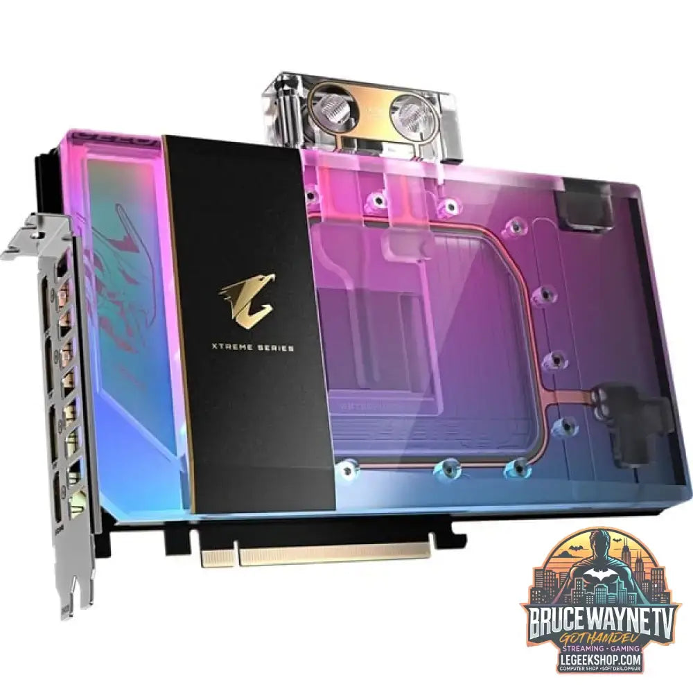 GIGABYTE GeForce RTX 5090 AORUS XTREME WATERFORCE WB 32G, carte graphique DLSS 4, 3x DisplayPort, 1x HDMI 2.1 - GIGABYTE - vue 5