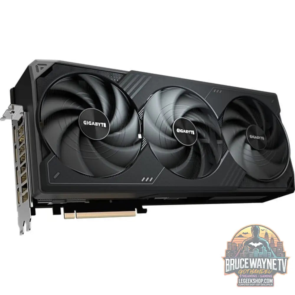 GIGABYTE GeForce RTX 5090 WINDFORCE OC 32G, carte graphique DLSS 4, 3x DisplayPort, 1x HDMI 2.1 - GIGABYTE - vue 4