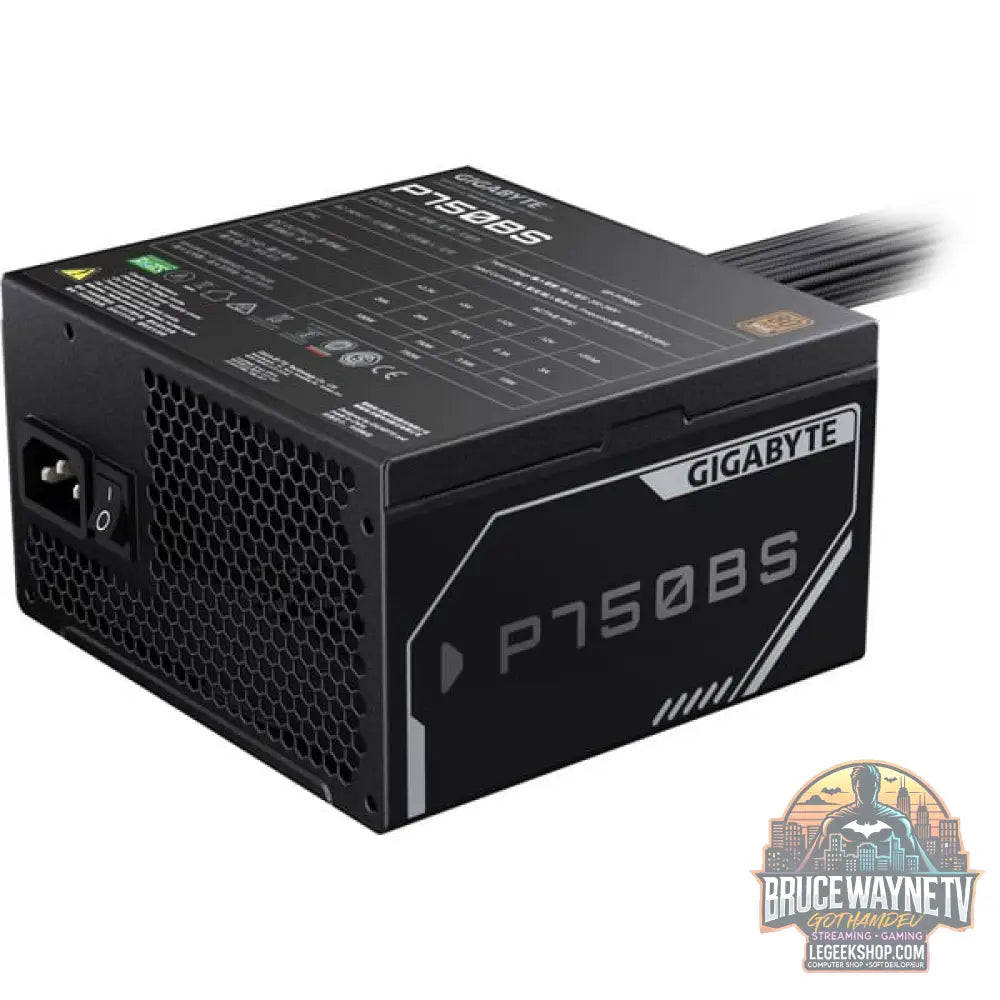 GIGABYTE GP-P750BS, alimentation PC - GIGABYTE - vue 4