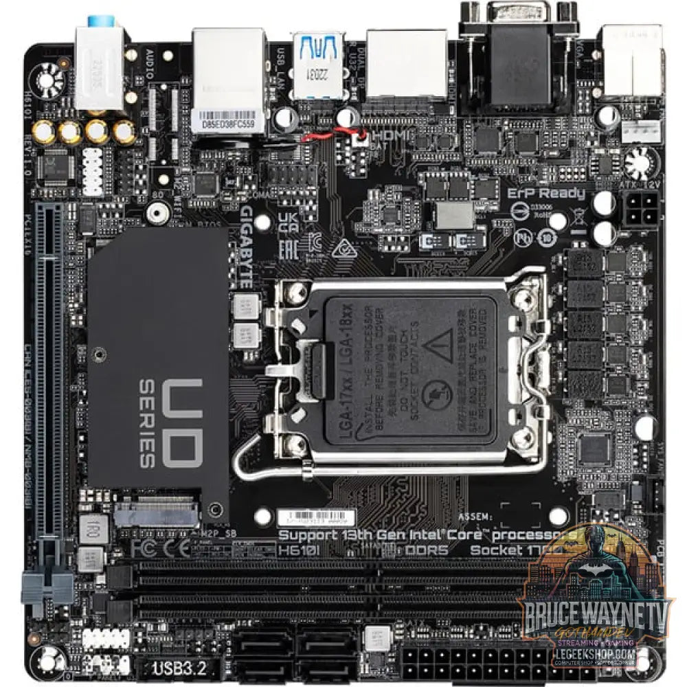 GIGABYTE H610I, carte mère - GIGABYTE - vue 3