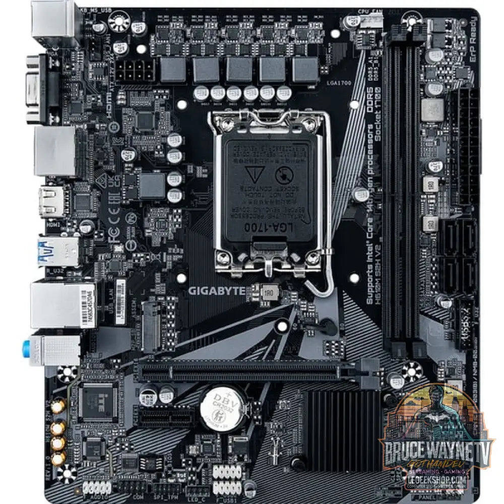 GIGABYTE H610M S2H V2, carte mère - GIGABYTE - vue 3