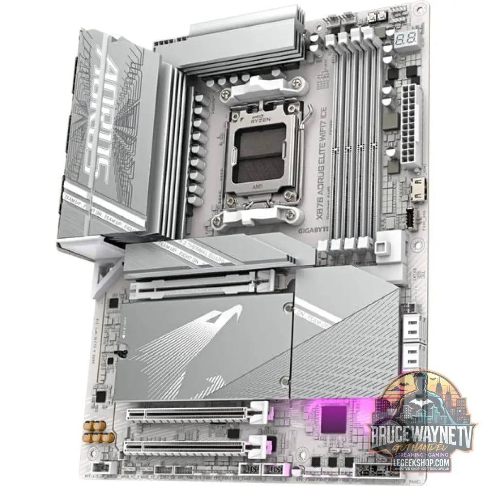 GIGABYTE X870 AORUS ELITE WIFI7 ICE, carte mère - GIGABYTE - vue 4