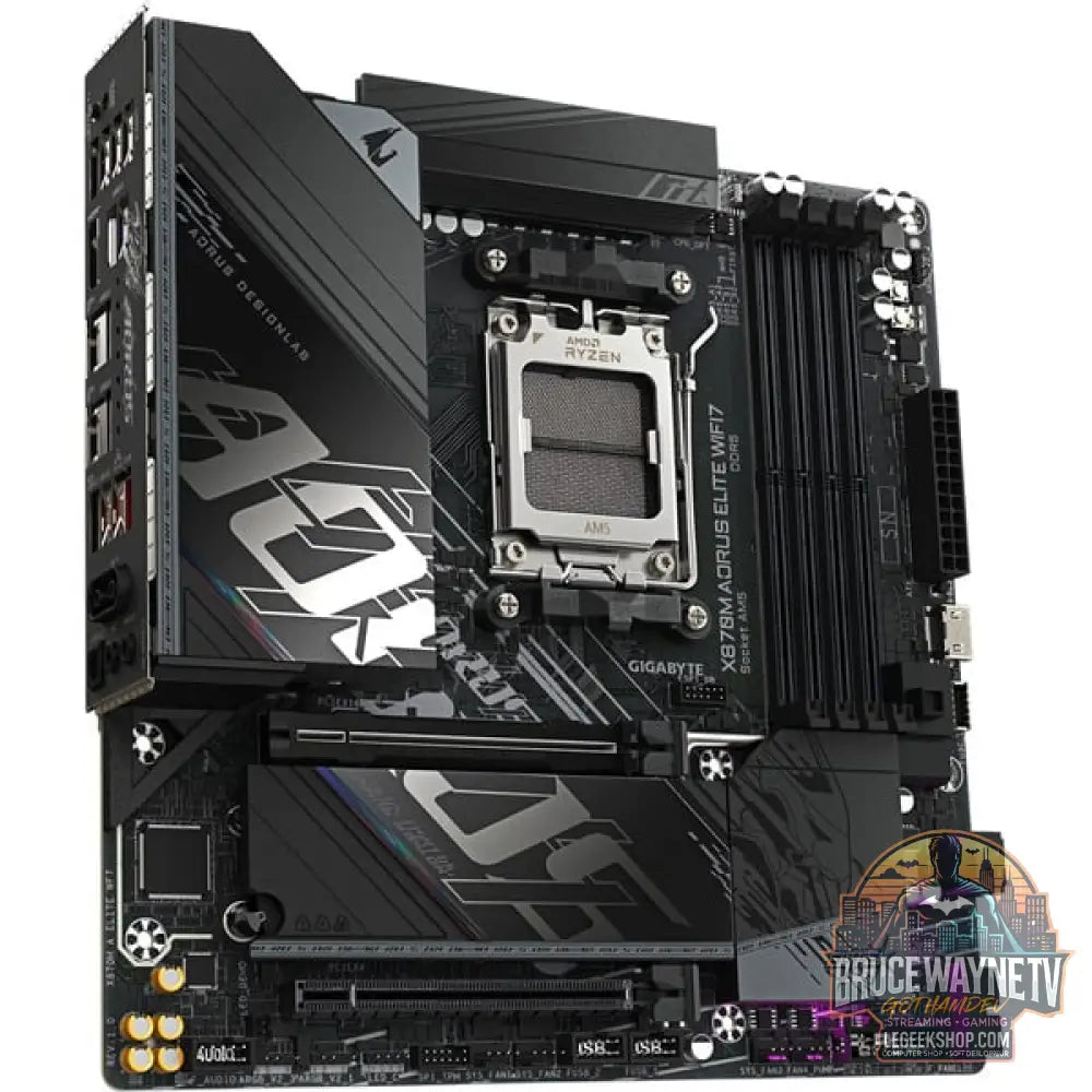 GIGABYTE X870M AORUS ELITE WIFI7, carte mère - GIGABYTE - vue 2