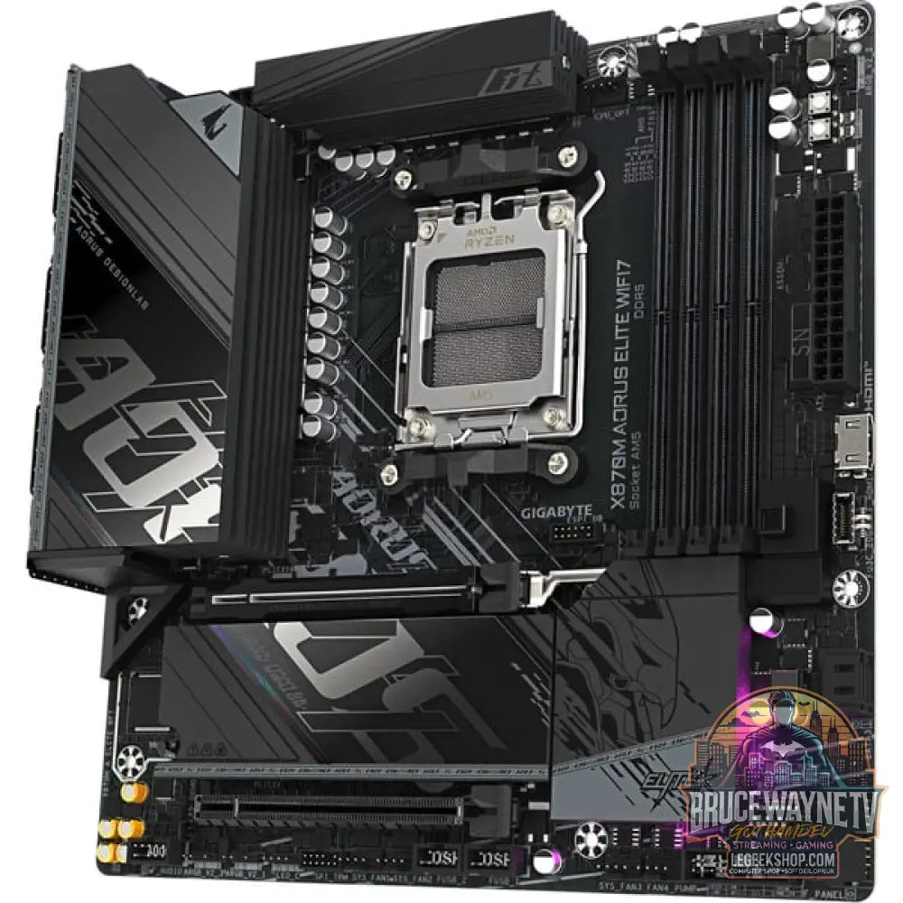 GIGABYTE X870M AORUS ELITE WIFI7, carte mère - GIGABYTE - vue 4