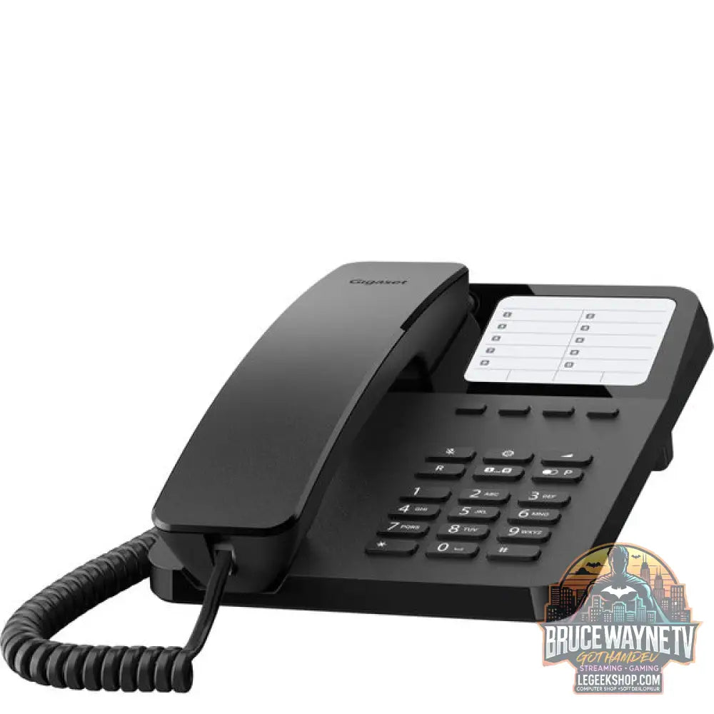 Gigaset DESK 400, analoges Telefon noir - Gigaset