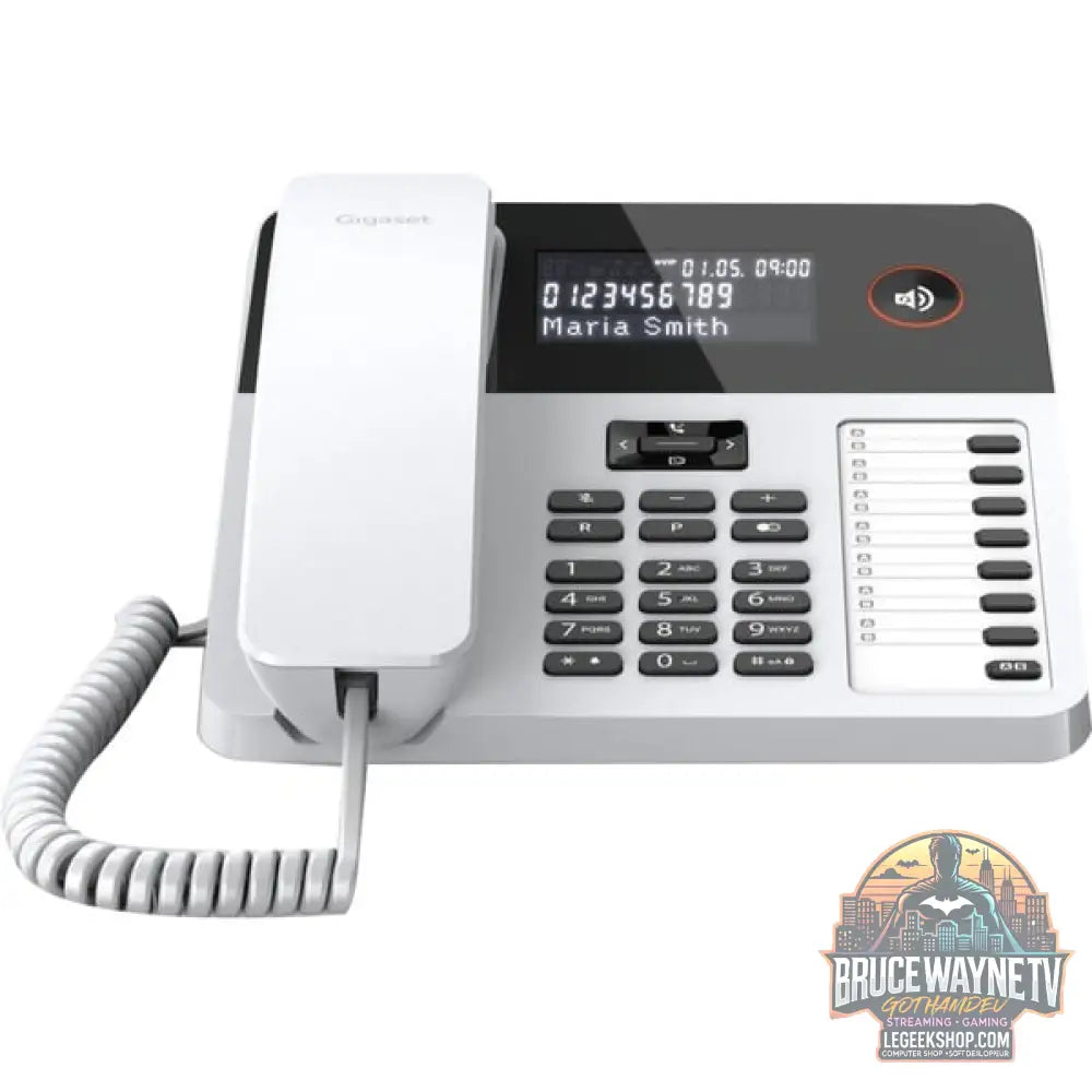 Gigaset DESK 600, analoges Telefon blanc - Gigaset