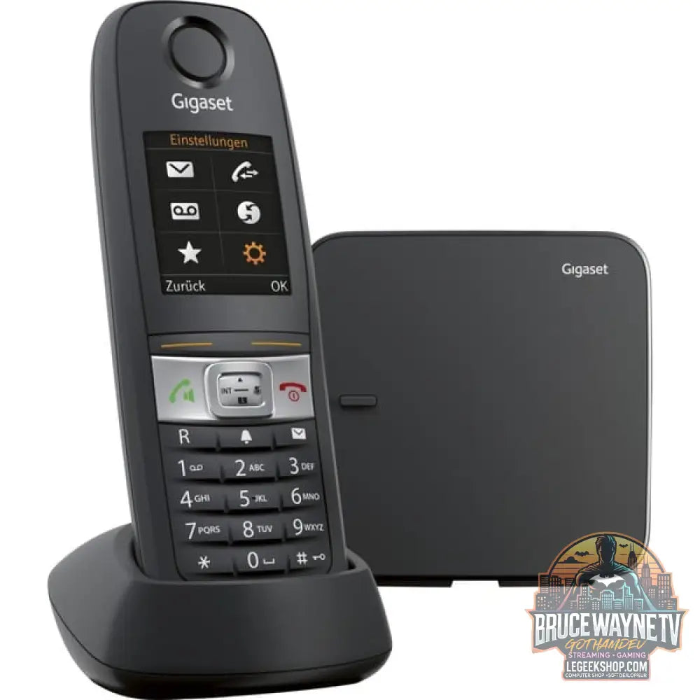 Gigaset E630, analoges Telefon noir, ein Mobilteil - Gigaset