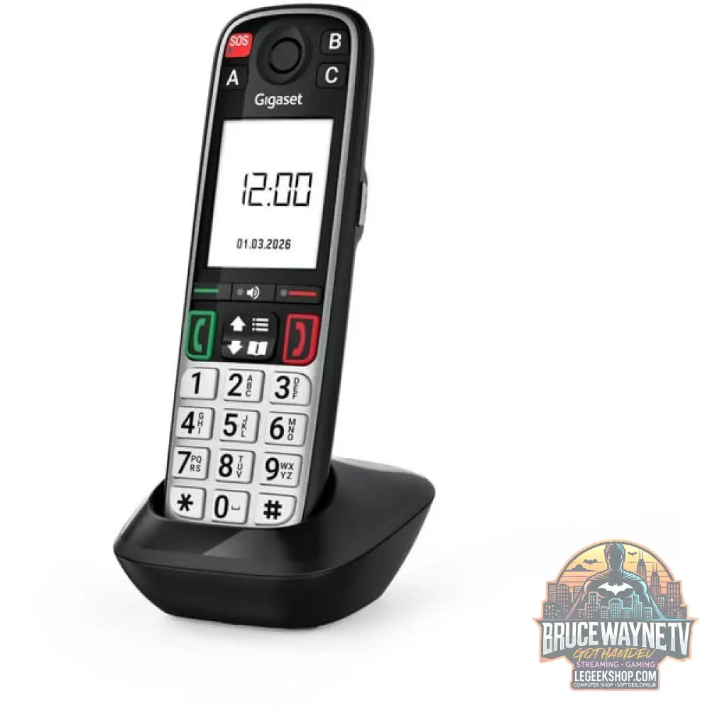 Gigaset EASY 500HX, Mobilteil noir/argent - Gigaset - vue 3