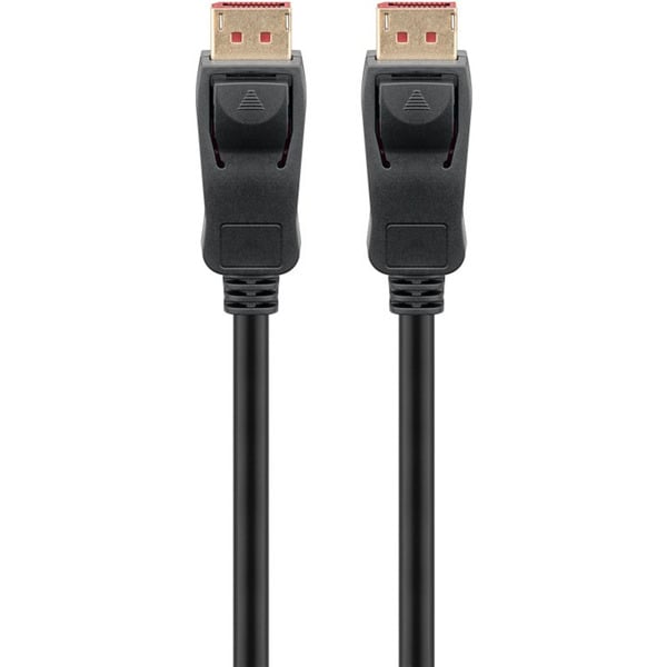 goobay DisplayPort 2.1 câble, zertifiziert, 16K @ 60Hz, 80 Gbit/s - goobay - vue 2