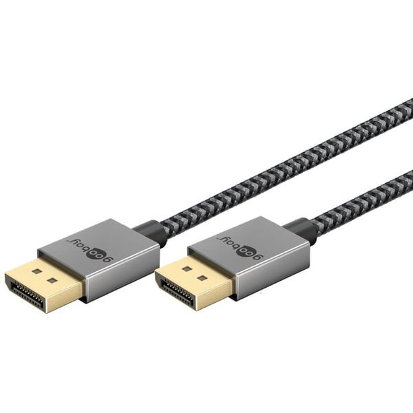 goobay DisplayPort câble 2.0/2.1 Slim - goobay