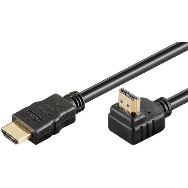goobay High-Speed-HDMI 90°-câble avec Ethernet - goobay
