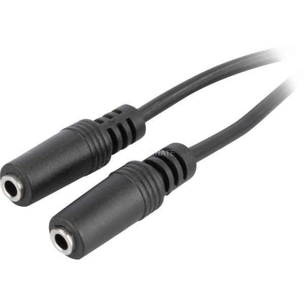 goobay câble 3,5mm-Stecker > 2x 3,5mm-Kupplung - goobay - vue 2