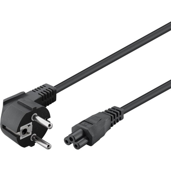 goobay Kaltgerätekabel Notebook, C5 > Schutzkontakt-Stecker - goobay - vue 2