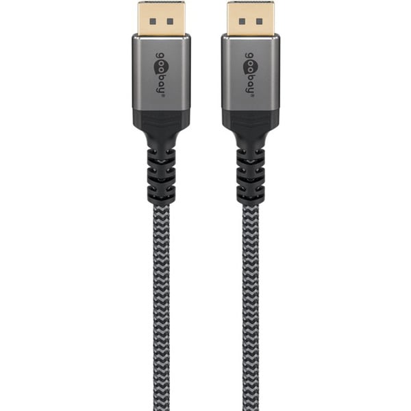goobay Plus DisplayPort 2.0/2.1 câble, 16K @ 60Hz, 80 Gbit/s - goobay - vue 3