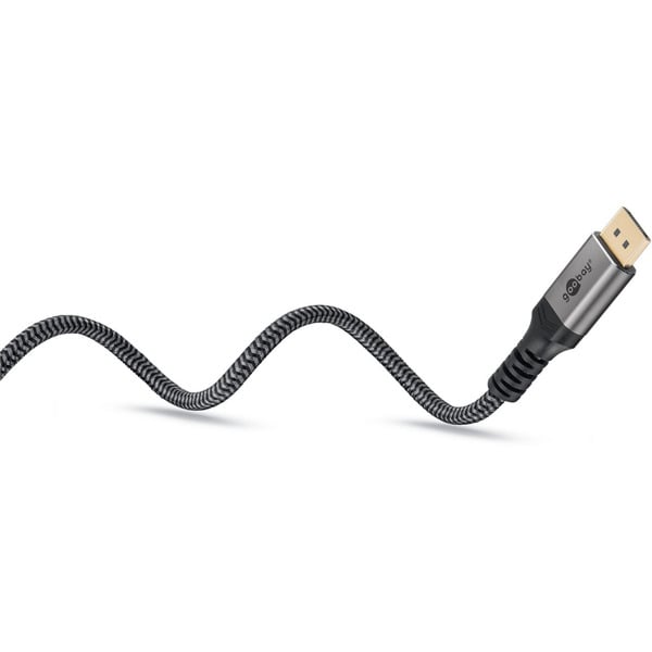 goobay Plus DisplayPort 2.0/2.1 câble, 8K @ 144Hz, 54 Gbit/s - goobay - vue 7