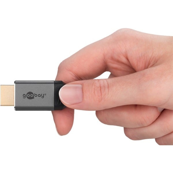 goobay Plus DisplayPort > HDMI Adapterkabel, 4K @ 60Hz - goobay - vue 10