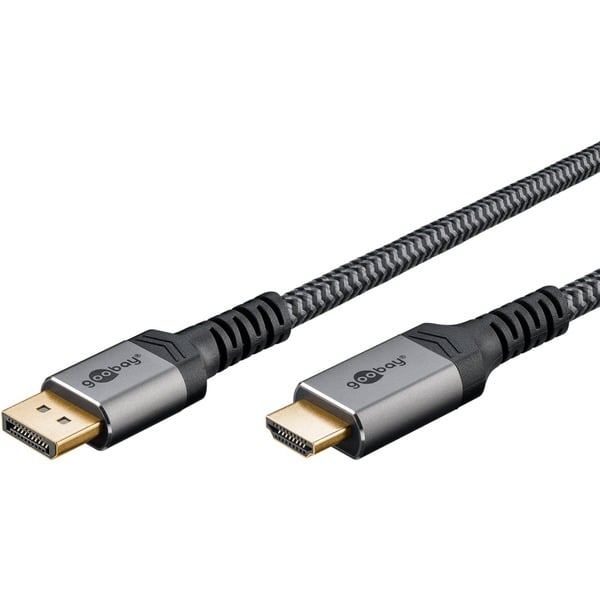 goobay Plus DisplayPort > HDMI Adapterkabel, 4K @ 60Hz - goobay