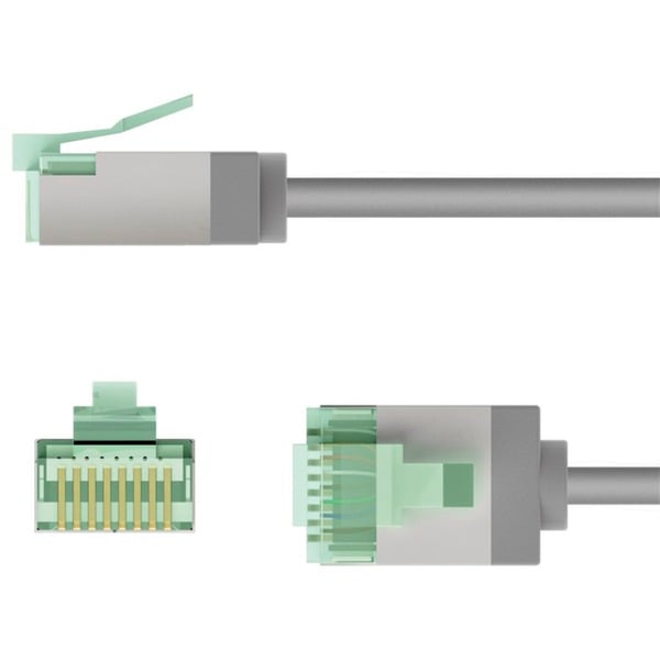 goobay Ultraflexibles Cat.8.1 Patchkabel slim, U/FTP - goobay - vue 4