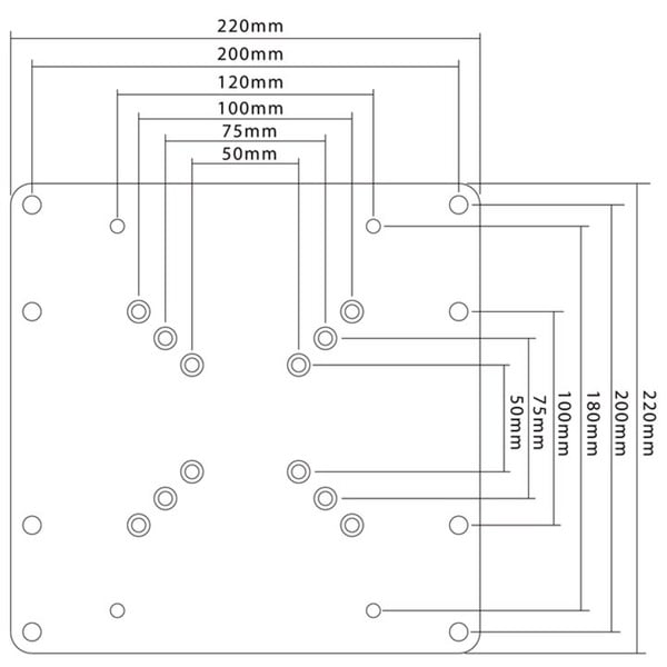 goobay VESA-Adapter pour TV-Wandsupport - goobay - vue 5