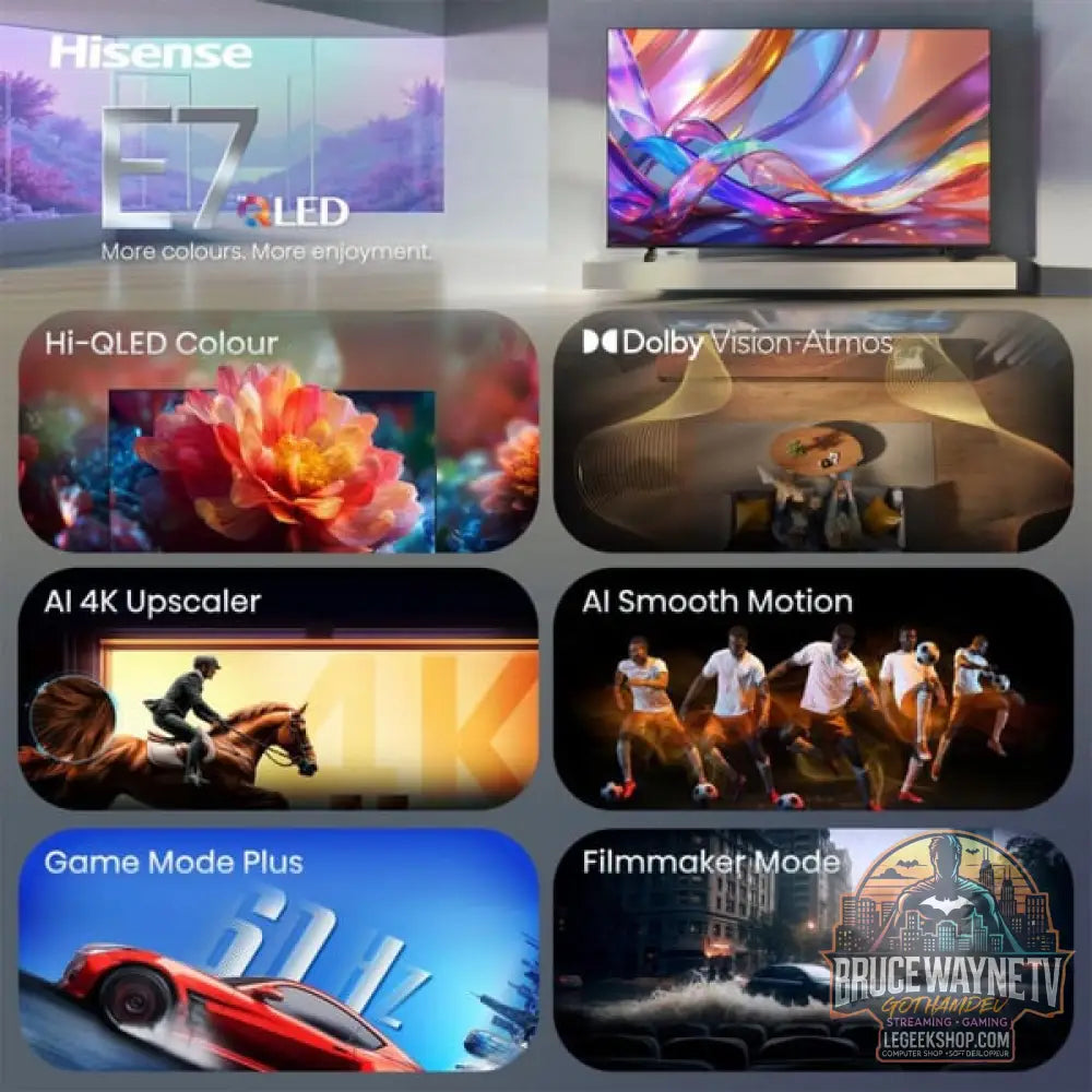 Hisense 75E7S Hi-QLED-Fernseher - Hisense - vue 5
