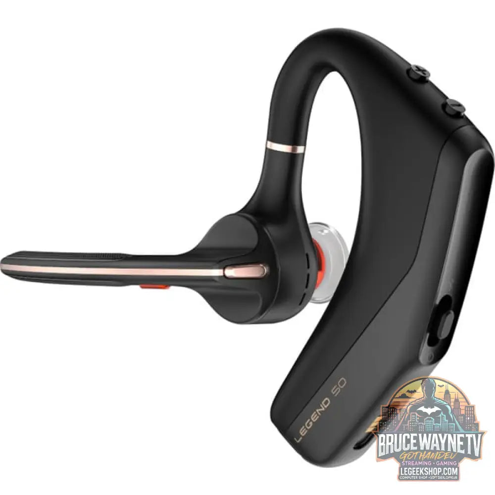 HP Poly Voyager Legend 50 UC, Headset noir, Mono, Bluetooth-Adapter, Bluetooth, Qi Wireless Charging - HP - vue 4