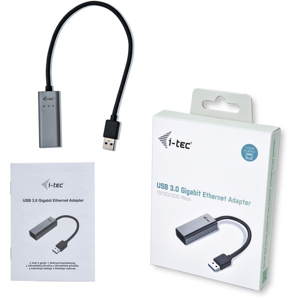 i-tec USB 3.0 Metal Gigabit Ethernet Adapter - i-tec - vue 3