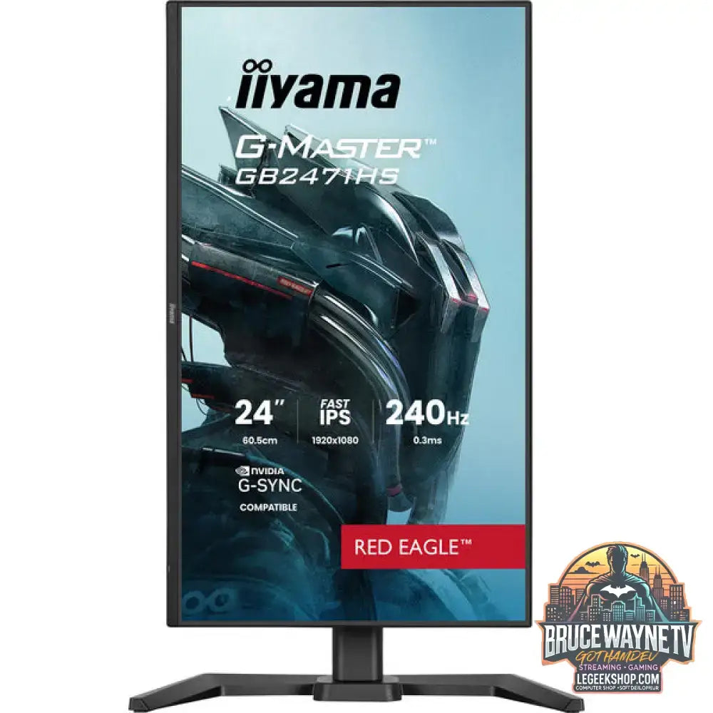 iiyama G-Master G2471HS-B1 Red Eagle 23,8" Full HD IPS 240 Hz - iiyama - vue 3