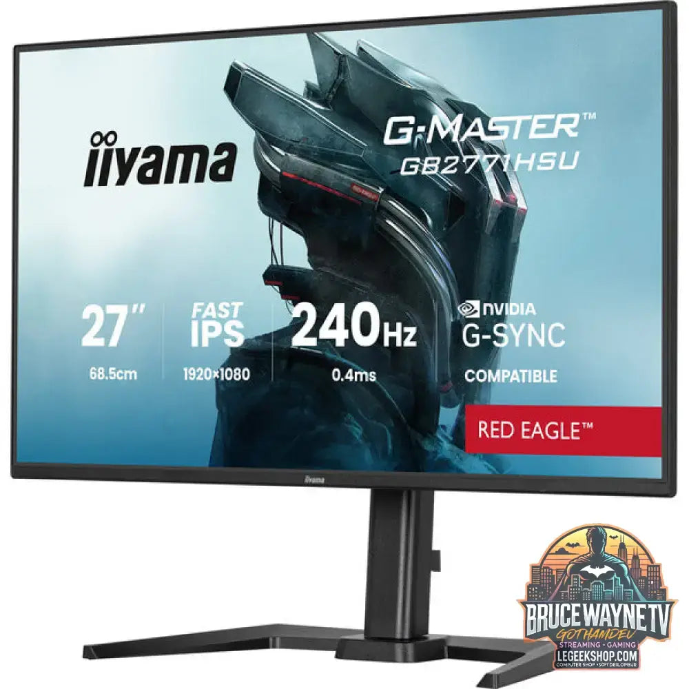 iiyama G-Master GB2771HSU-B1 Red Eagle 27" Full HD IPS 240 Hz - iiyama - vue 4