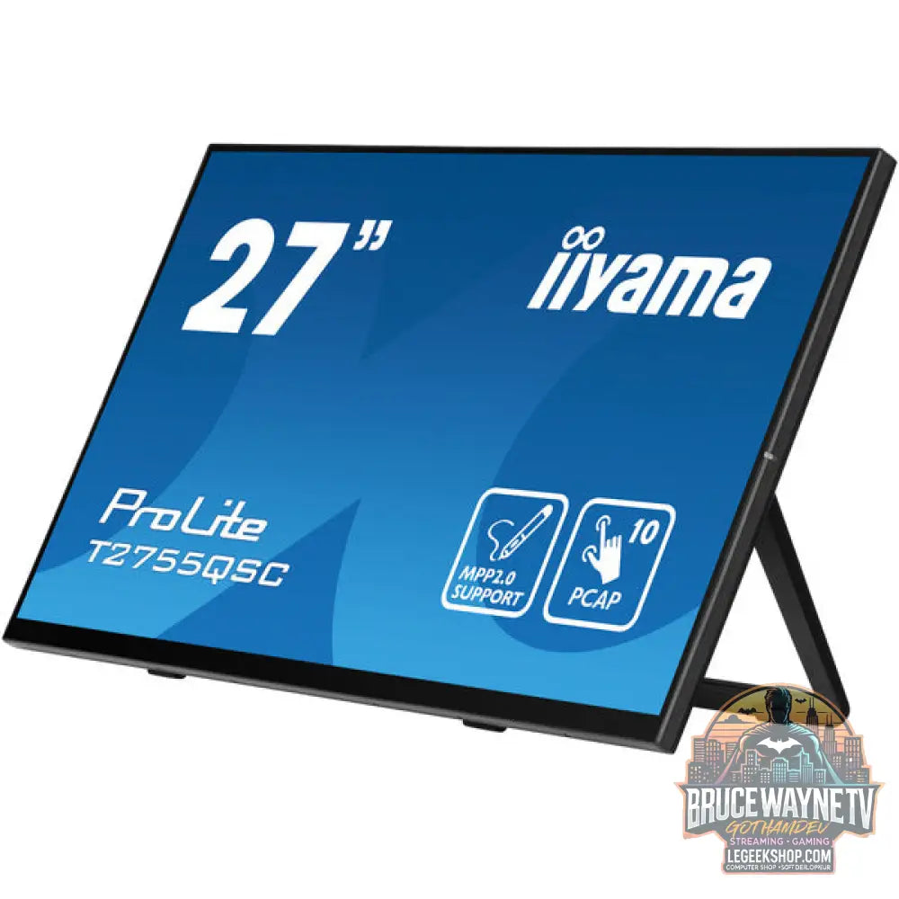 iiyama ProLite T2755QSC-B1 27" QHD/WQHD IPS 75 Hz - iiyama - vue 3