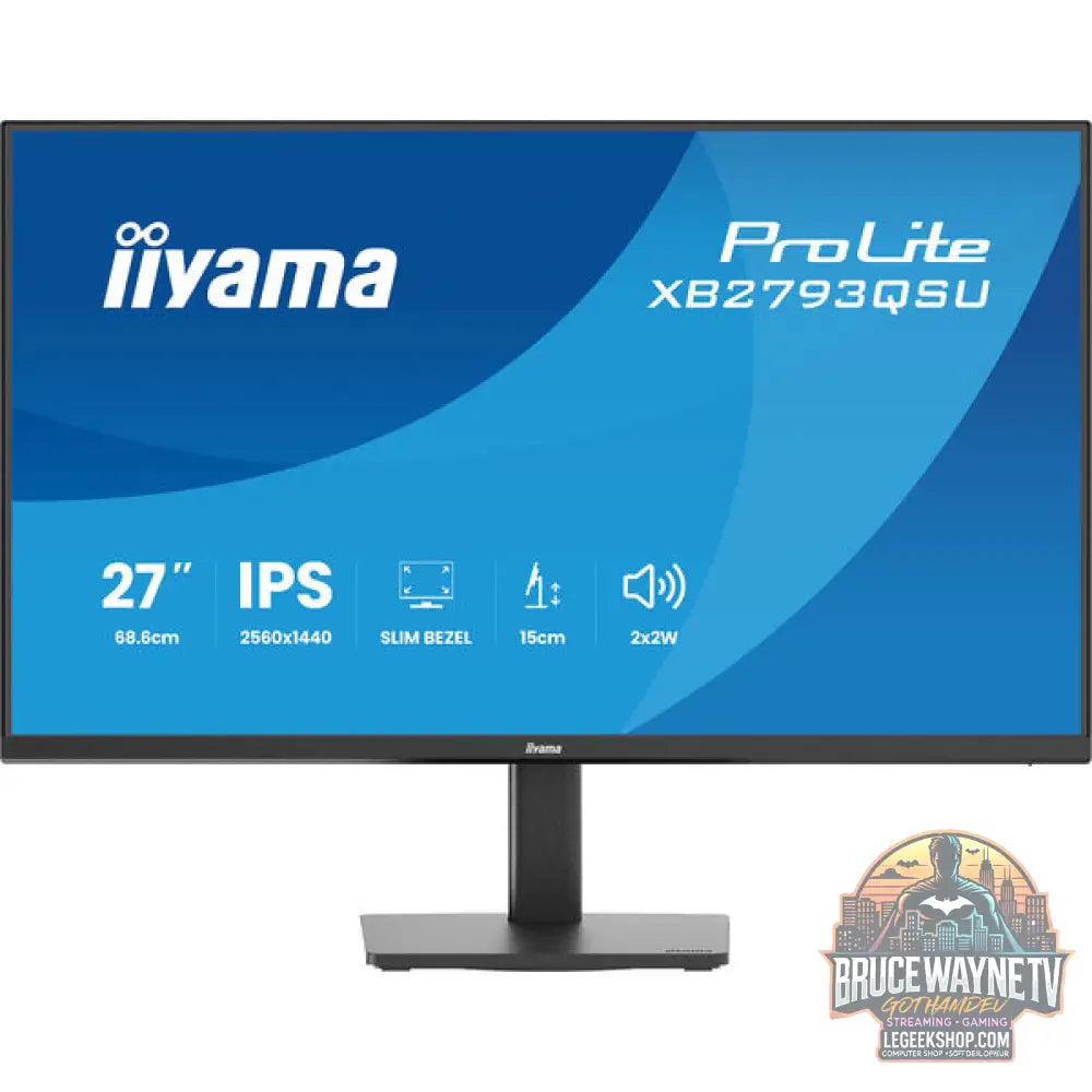 iiyama ProLite XB2793QSU-B1 27" QHD/WQHD IPS 75 Hz - iiyama - vue 2