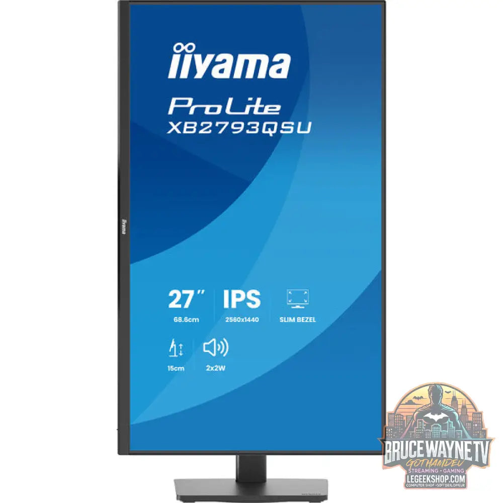 iiyama ProLite XB2793QSU-B1 27" QHD/WQHD IPS 75 Hz - iiyama - vue 3