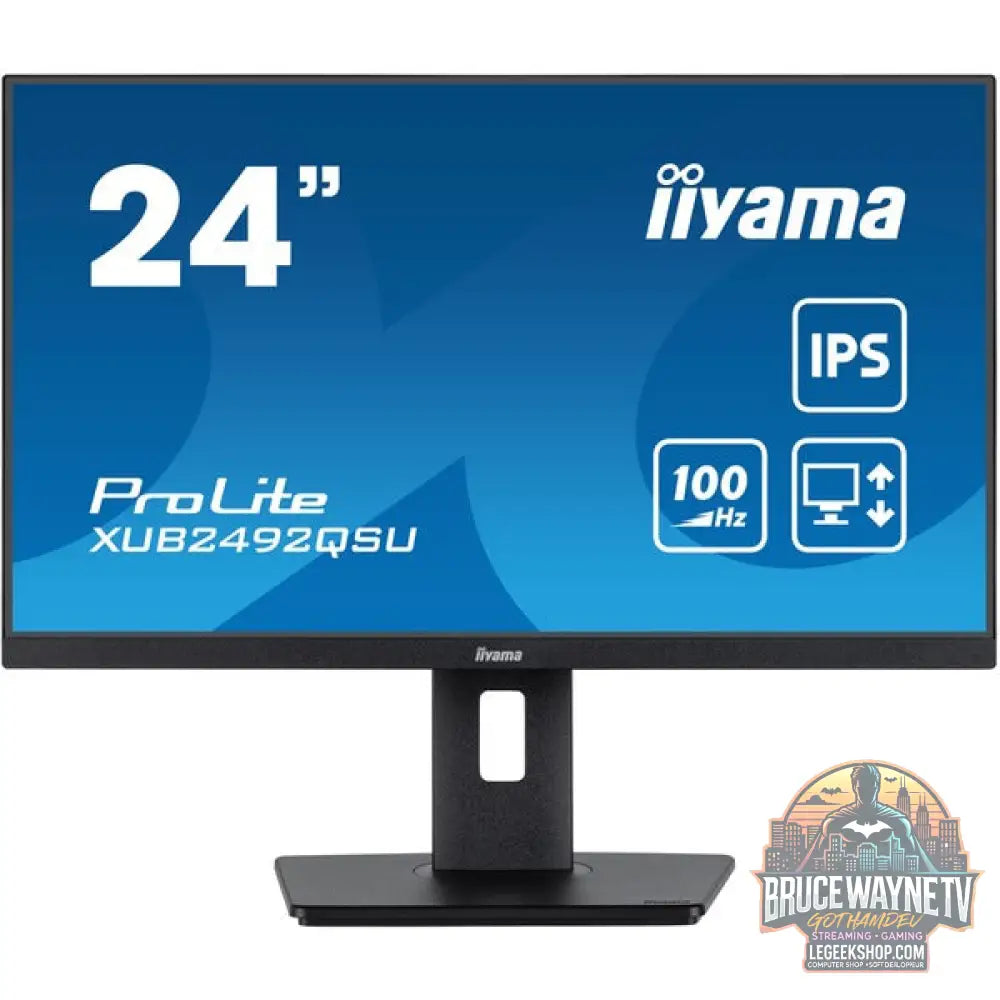 iiyama ProLite XUB2492QSU-B1 23,8" QHD/WQHD IPS 100 Hz - iiyama - vue 2