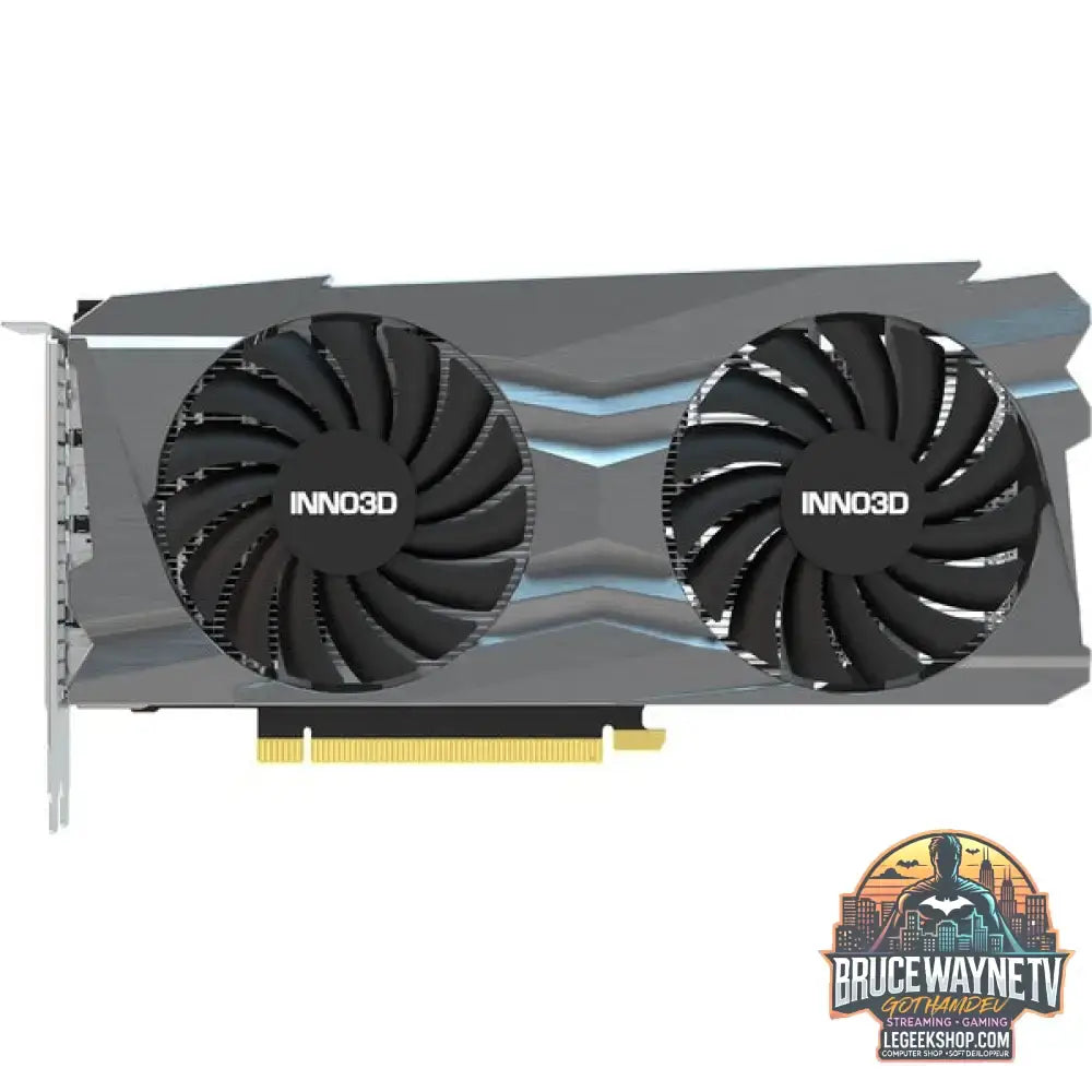 INNO3D GeForce RTX 3050 TWIN X2, Grafikkarte Lite Hash Rate, 1x DisplayPort, 1x HDMI 2.1 - INNO3D - vue 2
