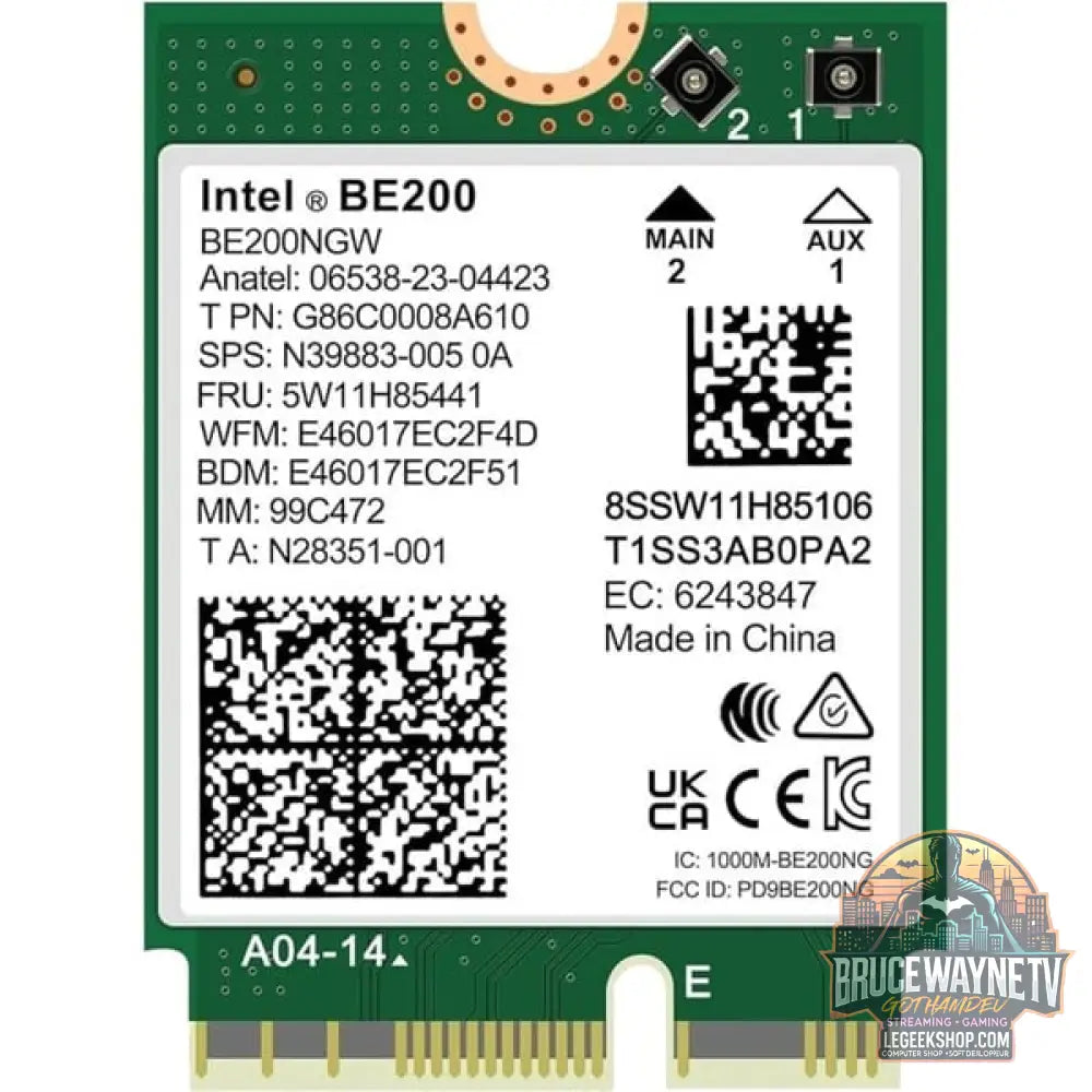 Intel® Wi-Fi 7 BE200 vPro, adaptateur Wi-Fi