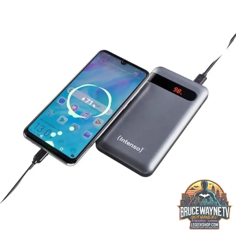 Intenso Powerbank PD10000 anthrazit, 10.000 mAh - Stromquelle: USB-C, Micro-USB - vue 5