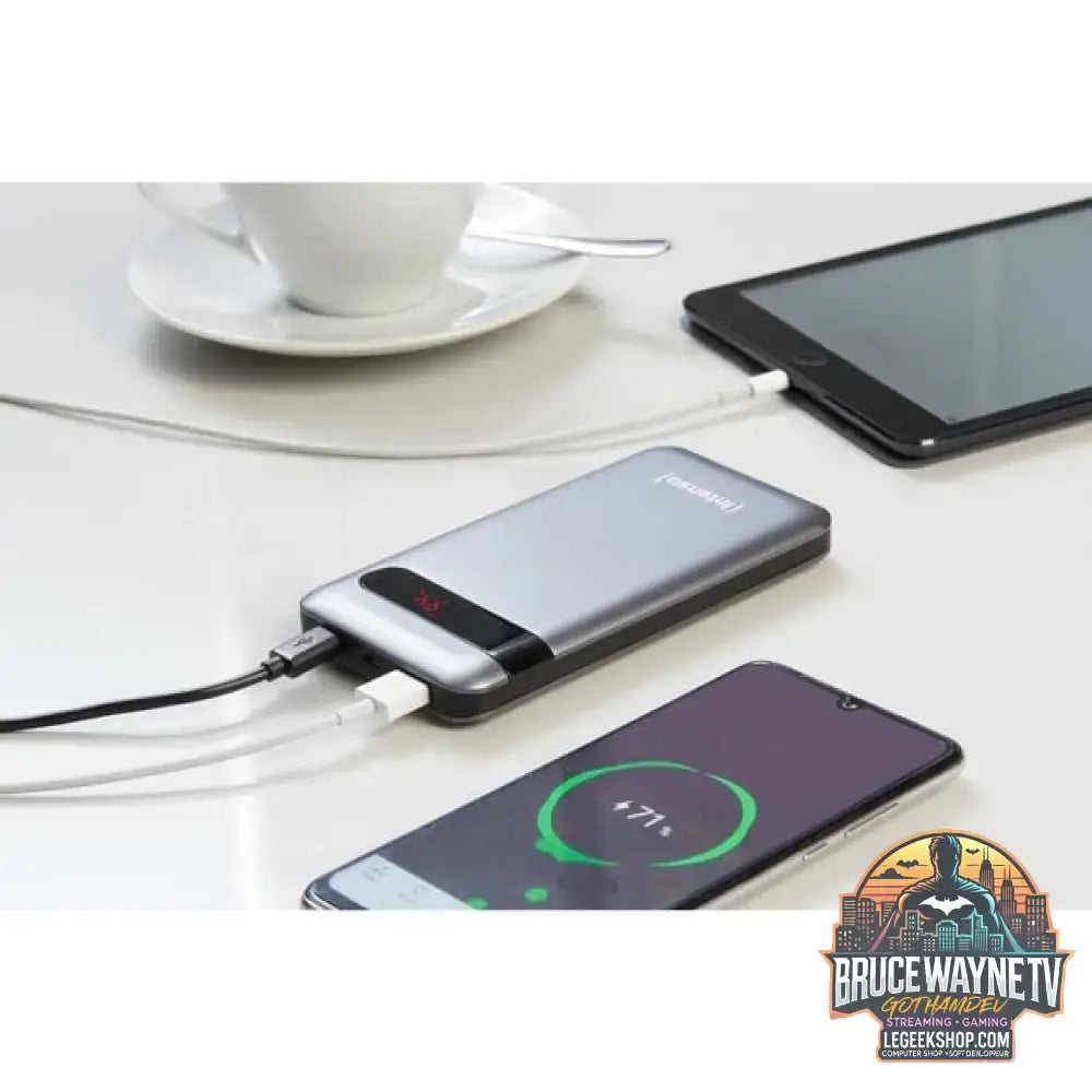 Intenso Powerbank PD10000 anthrazit, 10.000 mAh - Stromquelle: USB-C, Micro-USB - vue 8