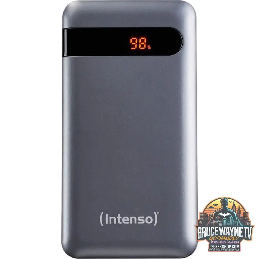 Intenso Powerbank PD10000 anthrazit, 10.000 mAh - Stromquelle: USB-C, Micro-USB