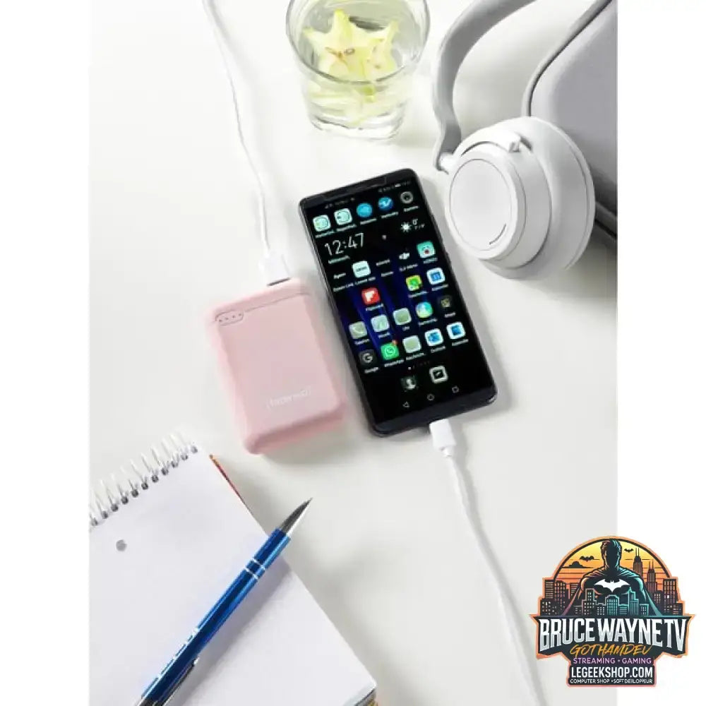 Intenso Powerbank XS10000 rosa, 10.000 mAh - Stromquelle: USB-C, Micro-USB - vue 7