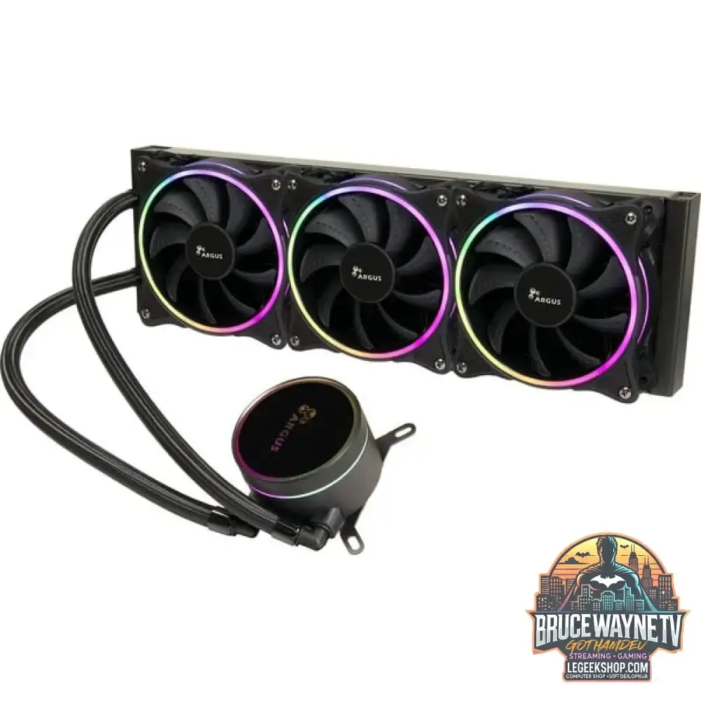 Inter-Tech Argus Iceman LC-360 RGB, Wasserkühlung schwarz - Inter-Tech