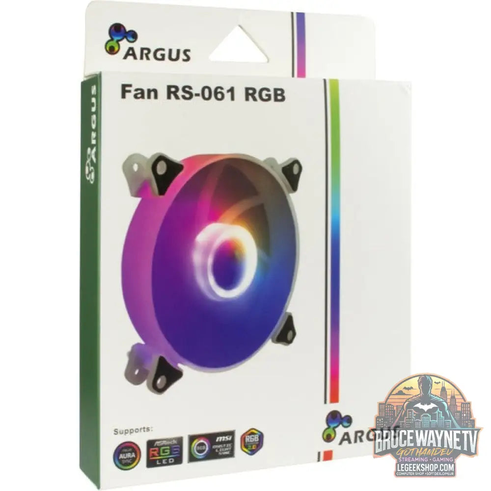 Inter-Tech Argus RS-061 RGB 120x120x25, Gehäuselüfter - Inter-Tech - vue 4