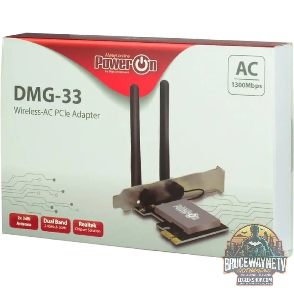Inter-Tech DMG-33, adaptateur Wi-Fi - Inter-Tech - vue 3