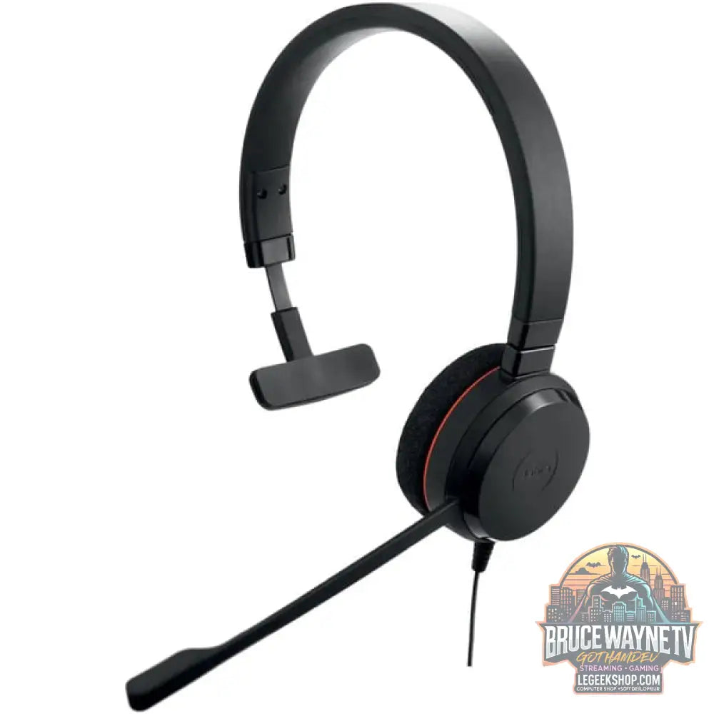 Jabra Evolve 20, Headset noir, UC, USB-C et USB-A, Stereo - Jabra